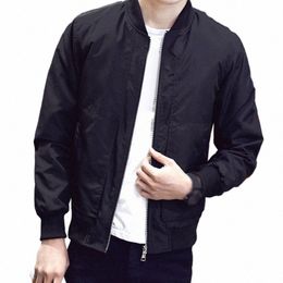 men's Stand Collar Zip Jacket Coat in Black, Slim Fit and Thin, Lg Sleeve, Sizes M~2XL, Polyester Material, NO Accories N5ym#