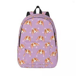 Backpack Laptop Unique Heads School Bag Durable Student Boy Girl Travel