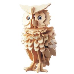 Intelligence toys 3D Wooden Puzzles Animal Owl Educational Toy for Kids and Adults 24327