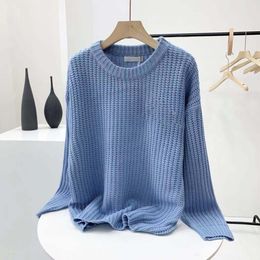 Womens Designer Fashion Sweaters High Quality Round Neck Knitted Sweater for Men and Women Couples S-M Size 006