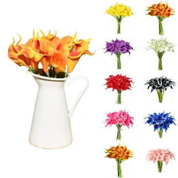 Decorative Flowers 1pcs Artificial Silk 13.5in For Home Kitchen Wedding Table Decoration Multi Color Style Indoor Decorations