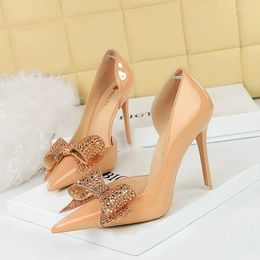Dress Shoes Autumn High Heels Shallow Mouth Pointed Fashion Women's Single Shoe Item # - H