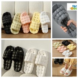 Slippers Home Shoes GAI Slides Bedrooms Shower Room Warm Plushs Livings Rooms Soft Wears Cottons Slipper Ventilates Woman Mans black green white