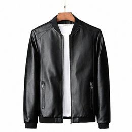 leather Jacket Bomber Motorcycle Jacket Men Biker PU Baseball Jacket Plus Size 7XL 2020 Fi Causal Jaqueta Masculino J410 25qn#