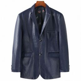 size 8XL 7XL 6XL 2020 New Arrival Busin Leather Jackets Men's Jacket Outwear Men's Coats Spring Autumn P U Jacket Coat B9t2#