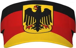 Ball Caps Sport Sun Visor Hat German Flag Empty Top Cap For Baseball Gym