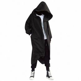 fi Unisex Lg Sleeve Hooded Nazgul Lg Coat Zipper Closure Fleece Lined Lg Hoodie Hot Sale Dropship n03w#