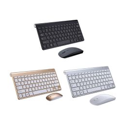 Keyboards 2.4Ghz Wireless Keyboard and Mouse Mini Keyboard Mouse ComboSet 1 USB Receiver
