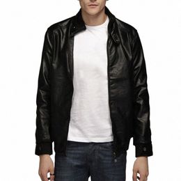 autumn Men Pu Leather Jacket for Men Fitn Fi Male Suede Jacket Casual Coat Male Clothing Size S-5Xl 2 Colours Soft Warm W0uR#