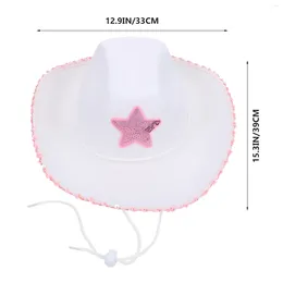 Berets Denim Pentagram Hat Cowgirl Party Costume Supplies Hats Sun Block Fashion Western