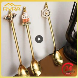Spoons Stainless Steel Spoon Charming Durable Easy To Clean Unique Fun Coffee Party Decoration Exquisite