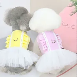 Dog Apparel Summer Dress Pet Clothes Cat Skirt Tutu Wedding Dresses Puppy Small Costumes Pomeranian Chihuahua Yorkshire Clothing