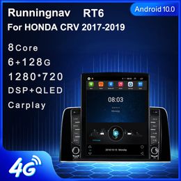9.7" New Android For Honda CRV 2017-2019 Tesla Type Car DVD Radio Multimedia Video Player Navigation GPS RDS No Dvd CarPlay & Android Auto Steering Wheel Control