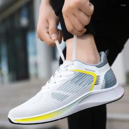 Casual Shoes Men Summer Sports Fashion Breathable White Sneakers Outdoor Walking Tenis Masculino Zapatos Hombre