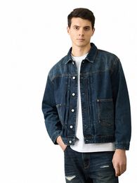 simwood High Standard Series 2024 Spring New Regular Fit 16OZ Seedge Denim Jackets Men Women High Quality Clothes t6Ob#