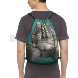 Backpack Rockbiter Neverending Storey Drawstring Bags Gym Bag Waterproof Nevereding Never Ending Biter Kids