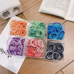Hair Accessories 100 Children's Seamless High Elastic Ropes Loops Bands Ornaments