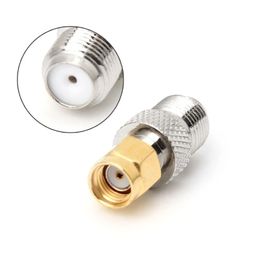 High Quality ESCAM F Type Female Jack to SMA Female Socket Straight RF Coax Adapter for Long Lasting Connexion