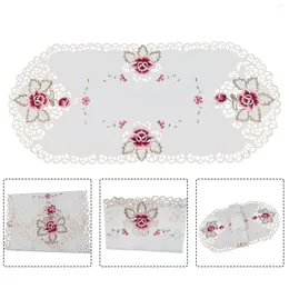 Table Mats Durable Practical Tablecloth Small Cover Home Decor Lace Reusable Satin Fabric Runners Washable