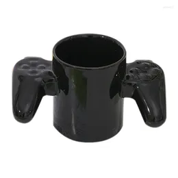 Mugs Promotion! Personality Handle Coffee Milk Cup With "Game Over "Typeface 3D Gamepad Controller Mug For Gamers' Gift