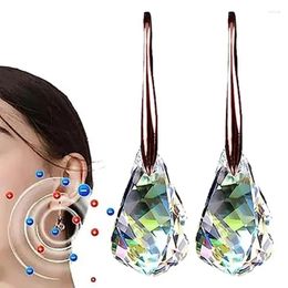 Dangle Earrings Slimming Magnetic Weight Loss Sparkly Rhinestone Quartz Stone Lymphatic Drain For Fashion Jewellery Women
