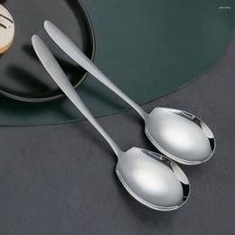 Spoons Large Size Soup Spoon High-quality Kitchen Supplies Household Tablespoons Stainless Steel Tableware Vegetable