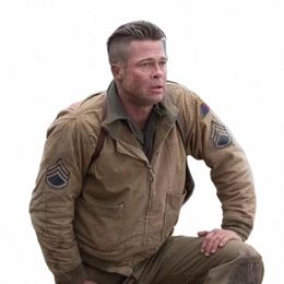 men Tanker Jacket Embroidery Shoulder Patch Military Uniform Retro Clothe Tactical Cott Army Bomber Coat Oversized Vintage 6XL Z6c2#