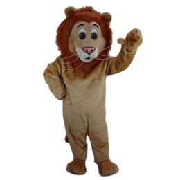 Mascot Costumes Foam Cute Lion Nice Brown Cartoon Plush Christmas Fancy Dress Halloween Mascot Costume