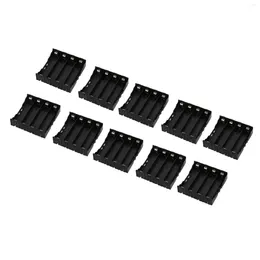 Spoons 10x Battery Holder Box Case Black For 4x 13.7V 18650