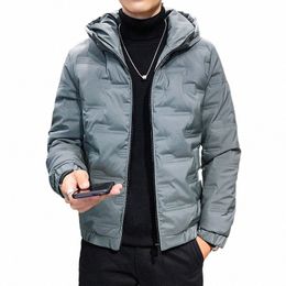 puffer Jackets Men Winter White Duck Down Coats Fi Hooded Short Warm Winter Coats Male Outerwear Plus Size M-5XL JK-928 h9eP#