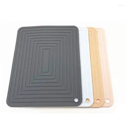 Table Mats 4 Pack Silicone Trivets Placemat Drying Mat Pot Holders Spoon Rest Kitchen Non Slip Pads And Coasters