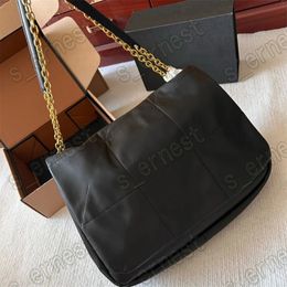 2024 4.3 bolsas correntes axilas saco de compras tote bolsa feminina grande capacidade crossbody moda metal carta alça ajustável