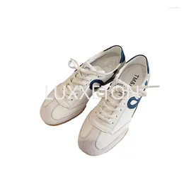 Casual Shoes Leather Women Flat Sports Woman Sneaker Women's Fashion Running Ladies Little White For