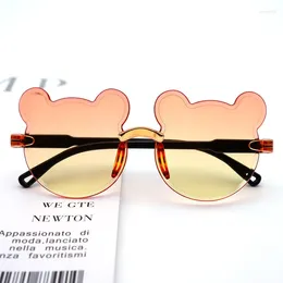 Sunglasses Combo Frame Gradient Colour Frameless Cartoon Children's Glasses