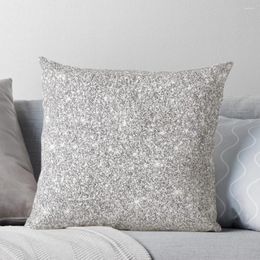 Pillow Silver Sparkles Throw Luxury Living Room Decorative S Sofa Home Decor Items