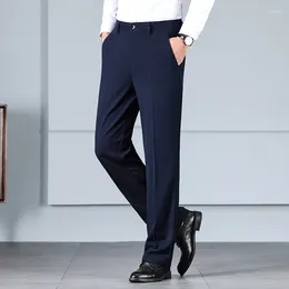 Men's Suits High Waist Loose Trousers Business Straight All-Matching Fashion Quality Middle-Aged Leisure Formal