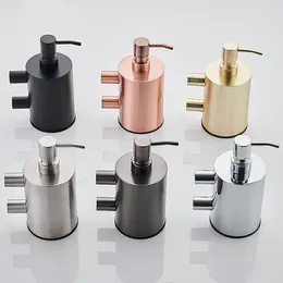 Liquid Soap Dispenser 304 Stainless Steel Shower Shampoo Bottle El Wall Hanging Press Hand Sanitizer Bathroom Accessories