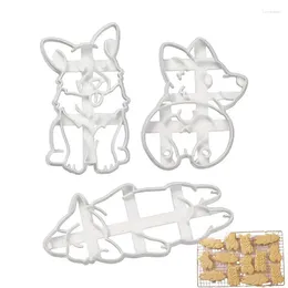 Baking Moulds 3D Cookie Cutters 3pcs Animal Patterns DIY Kitchen Utensils To Cultivate Creativity For Studio