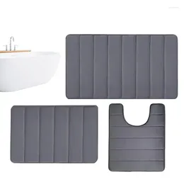 Bath Mats Toilet For Floor Thick Water Absorption Mat Sets Home Decoration Hair Salons Bathrooms Homes