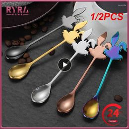 Spoons 1/2PCS Smooth Versatile Creative Kitchen Utensil Unique -selling Coffee High Quality Spoon Cute Small