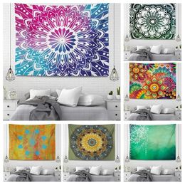 Tapestries Home Decoration Wall Tapestry Aesthetic Room Boho Accessories Hanging Fabric Autumn Decor Vintage Bedroom Mandala Macrame