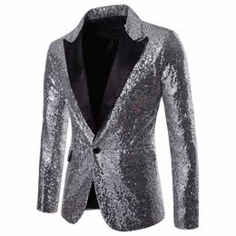 2024 Men Blazer Banquet Wedding Blazer Party Blazer Bar Night Club Suit Men Coats Bright Suit Paisley Suit Fi Men O5LA#