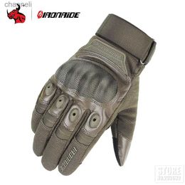 Tactical Gloves Touch Screen Full Finger Paintball Airsoft Shot Combat Anti-Skid Men Protective Gear YQ240328