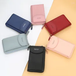 Shoulder Bags Women Wallet Cell Phone Big Card Holders Handbag Purse Clutch Messenger Long Straps Ladies Bag