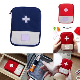 2024 Cute Mini Portable Medicine Bag First Aid Kit Medical Emergency Kits Organizer Outdoor Household Medicine Pill Storage Bags