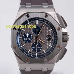 Diamond AP Wrist Watch Epic Royal Oak Offshore 26400IO Mens Watch Timing Code Automatic Machinery Swiss Famous Watch Sports Clock Luxury Business Diameter