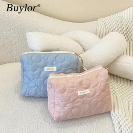Cosmetic Bags Buylor Large Capacity Women's Cases Cute Makeup Bag Casual Small Storage With Zipper Travel Clutch Case Handbag
