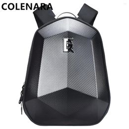Backpack COLENARA Oxford Cloth Computer Cool Matte Glossy Motorcycle Waterproof Cycling Bag Breathable Hard Durable
