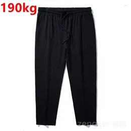 Men's Pants Sports Men Autumn Trendy Brand Big Size Waist Elastic Youth Plus Casual Sweatpants 12xl 10XL 11XL