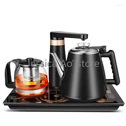 Teaware Sets 220V 1L Double Kettles Intelligent Induction Cooker Convenient Tea Set Pot With Stainless Steel Kettle